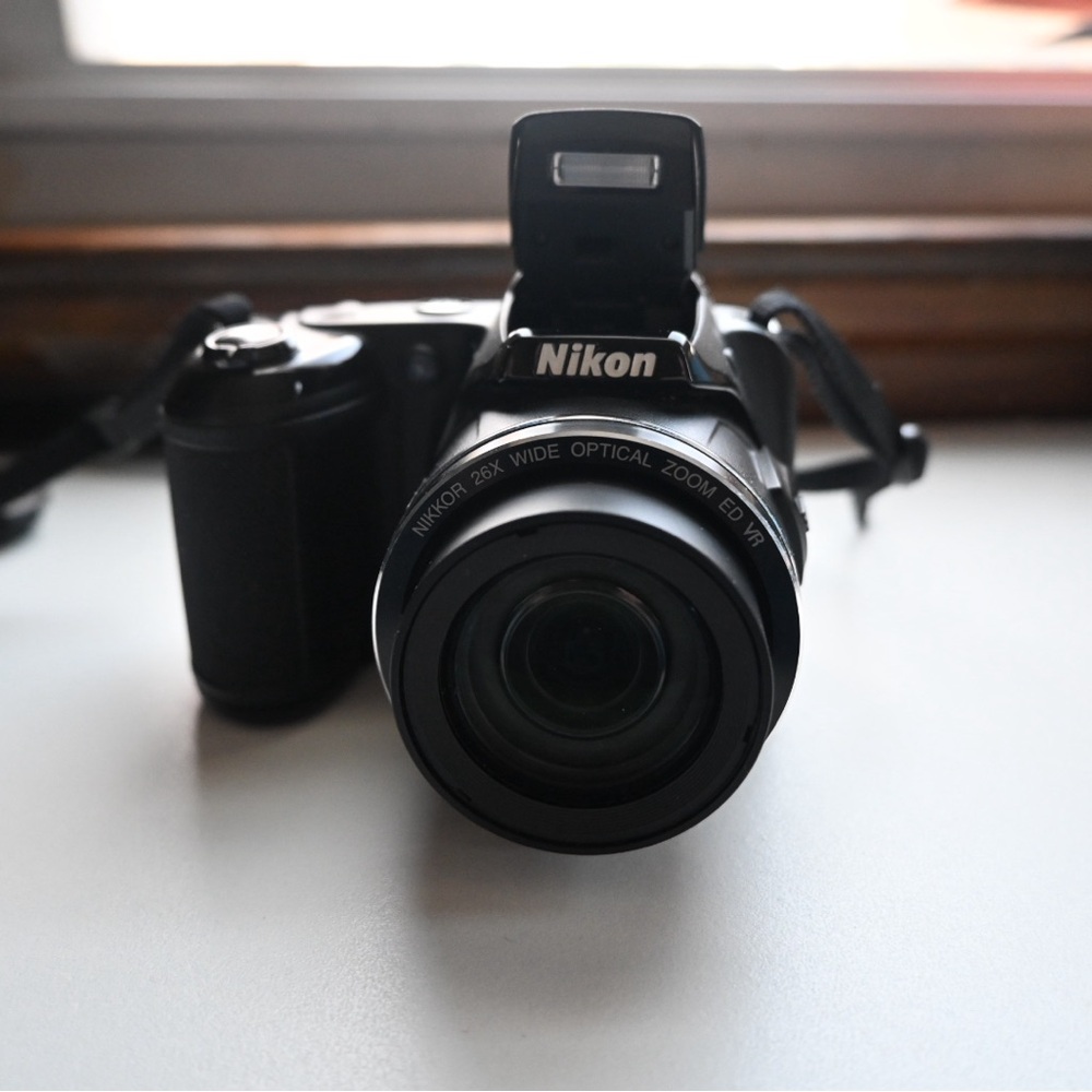 Nikon Sleek Black Digital Camera- Coolpix L810